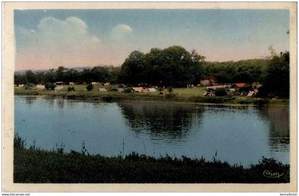 Samois - La Seine et le Camp Barbeau