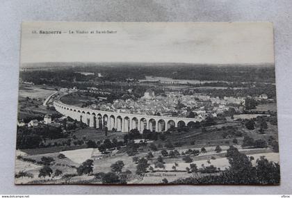 Cpa 1929 Sancerre, le viaduc et saint Satur, Cher 18