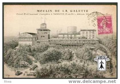 95 Sannois - MOULIN DE LA GALETTE  Grand Etablissement champêtre à SANNOIS - cpa