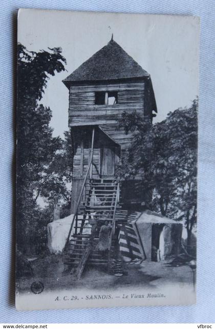 Cpa 1937, Sannois, le vieux moulin, Val d'Oise 95