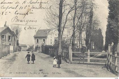 CPA Sannois La Rue de Cernay