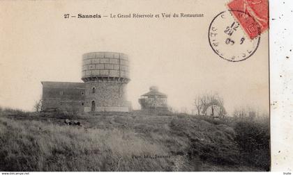 SANNOIS LE GRAND RESERVOIR ET VUE DU RESTAURANT