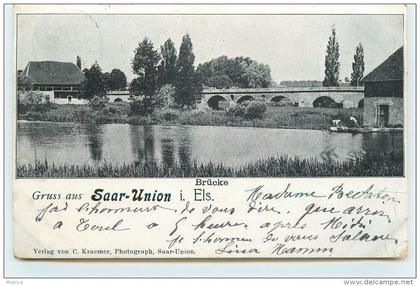 SARRE UNION - Brücke, pont.