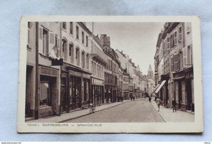 M318,  Sarrebourg, grande rue, Moselle 57