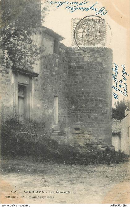 CPA FRANCE 84 "Sarrians, Les remparts"