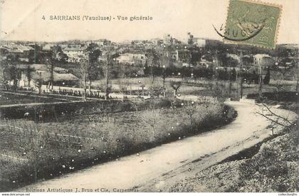 CPA FRANCE 84 "Sarrians, Vue générale"