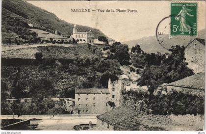 CPA Sartene vue de la Place Porta CORSICA (1078063)