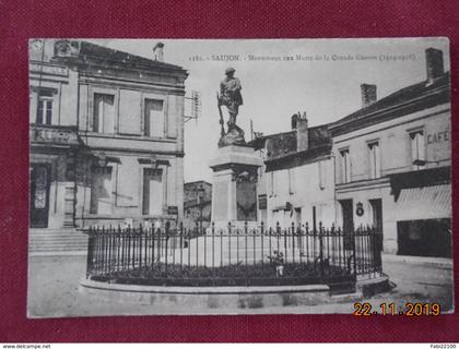 CPA - Saujon - Monument aux Morts de la Grande Guerre