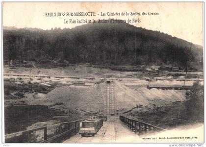 Carte Postale Ancienne de SAULXURES sur MOSELOTTE