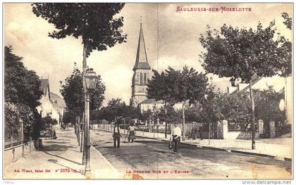 Carte Postale Ancienne de SAULXURES sur MOSELOTTE