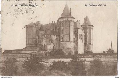 Saumur - Le Château (côté Est)