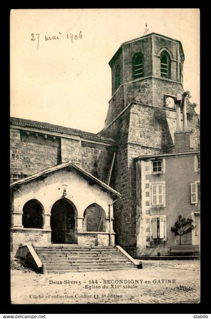 79 - SECONDIGNY-EN-GATINE - L'EGLISE