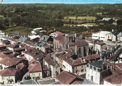 secondigny * vue générale aérienne du village