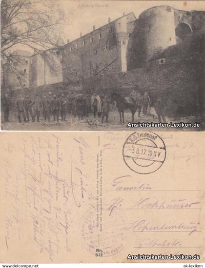 CPA Sedan Sedan Soldaten vor der Citadelle 1917