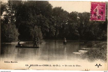 CPA SELLES-sur-CHER (L.-&-Ch.) - Un coin du Cher (208155)