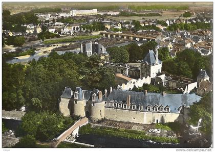 CPSM Selles-sur-Cher Vue aérienne