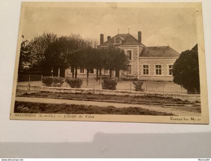 CPA 41 selommes l’école de filles