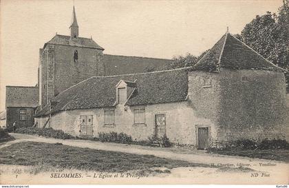 selommes * route * l'église et le presbytère