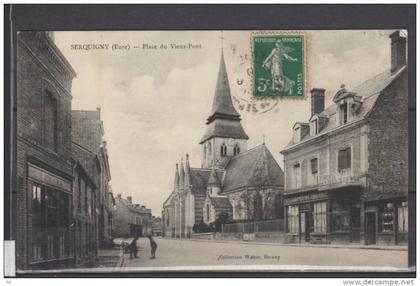 27 - Serquigny - Place du vieux pont