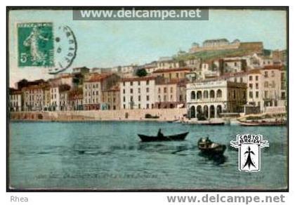 34 Sète - 2180. Cette. La Consigne. La Santé & le Fort Richelieu - cpa