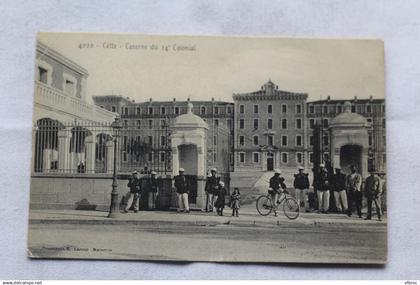 Sète, Cette, caserne du 24ème colonial, Hérault 34