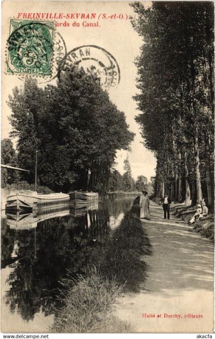 CPA SEVRAN FREINVILLE-SEVRAN - Bords du Canal (1353520)