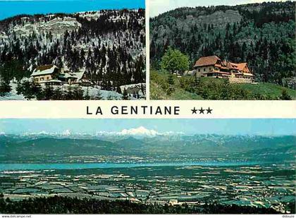 01 - Le Pailly sur Gex - Hotel La Gentiane - Multivues - CPM - Voir Scans Recto-Verso