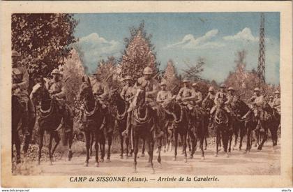 CPA Sissonne Arrivee de la Cavalerie FRANCE (1052027)