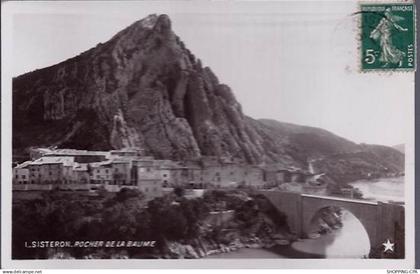 04 - Sisteron - Rocher de la Baume - Voyagé - Dos divisé