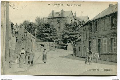 CPA - Carte Postale - France - Solesmes - Rue de Forest - 1946 ( DD7328)