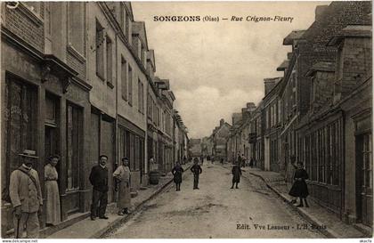 CPA SONGEONS - Rue Crignon-Fleury (259433)