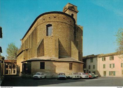 VAUCLUSE - SORGUES - L'EGLISE - LE PARKING ET LES VOITURES - CARTE POSTALE NEUVE.