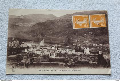 Sospel, vue générale 390, Alpes maritimes 06