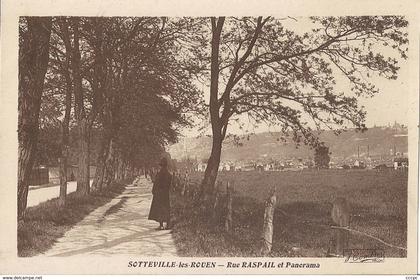 CPA Sotteville-lés-Rouen Rue Raspail et Panorama