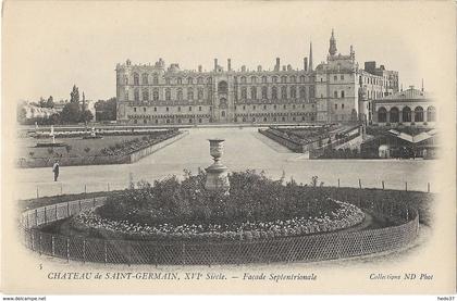 Château de St-Germain-en-Laye, XVIe siècle - Façade Septentrionale