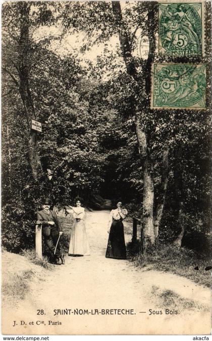 CPA St-NOM-la-BRETECHE - Sous Bois (102566)