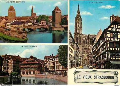 67 - Strasbourg - Le Vieux Strasbourg - Multivues - Automobiles - CPM - Voir Scans Recto-Verso