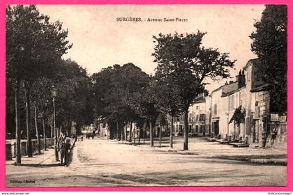 Surgères - Avenue Saint Pierre - Animée - CHABOT - 1918