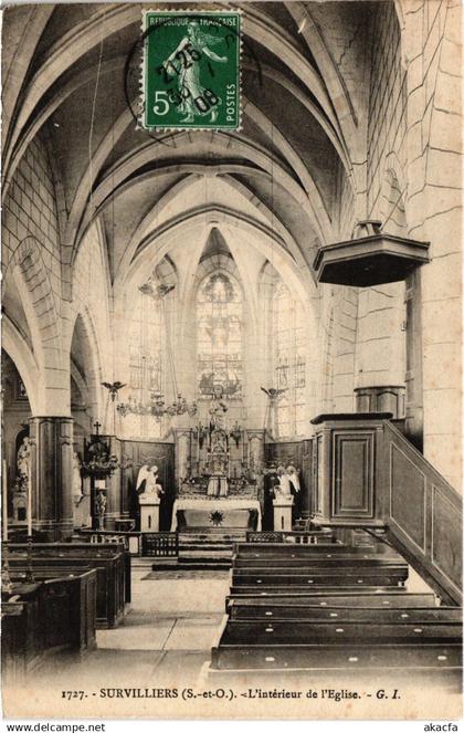 CPA Survilliers L'Interieur de l'Eglise FRANCE (1330640)