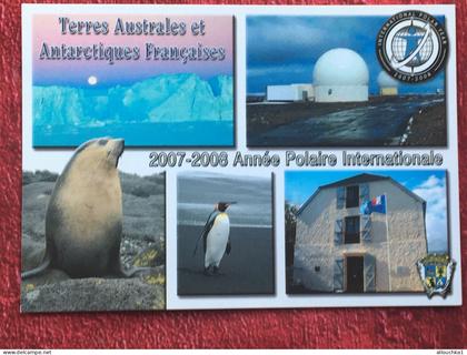 TAAF : Terres Australes Antarctiques Françaises Année Polaire internationale CPM  Carte Postale Europe France multi vue