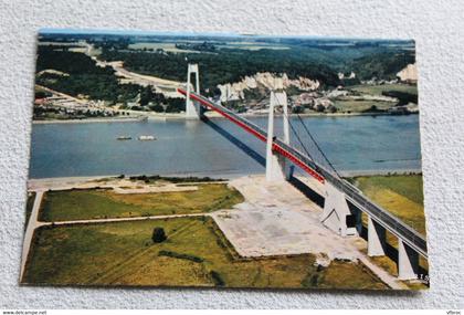 Cpm, le pont de Tancarville, Seine maritime 76