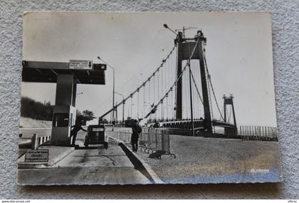 G803, Cpm 1963, le pont de Tancarville, Seine maritime 76