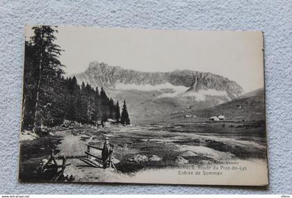 Taninges, route de Praz de Lys, entrée de Somman, Haute Savoie 74