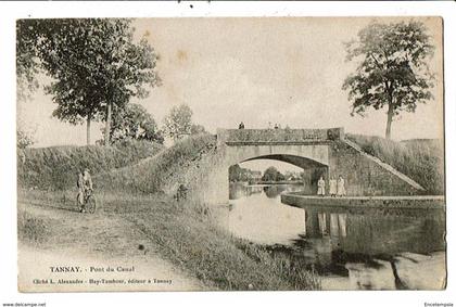 CPA-Carte Postale-France-Tannay- Pont du Canal-VMO15883