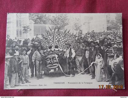 CPA - Tarascon - Procession de la Tarasque