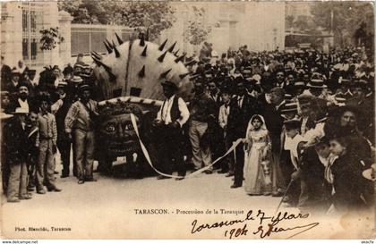 CPA TARASCON - Procession de la tarasque (213730)