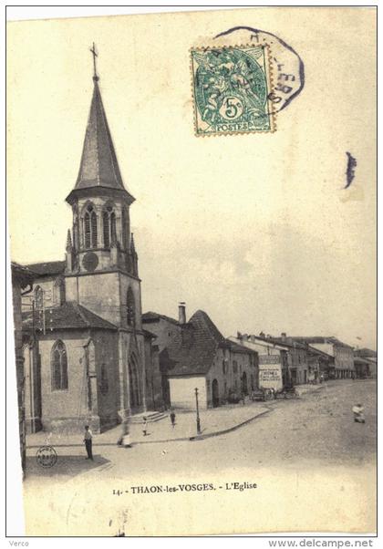 Carte Postale Ancienne de THAON les VOSGES