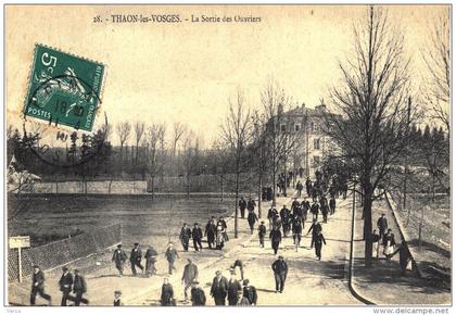 Carte Postale Ancienne de THAON les VOSGES