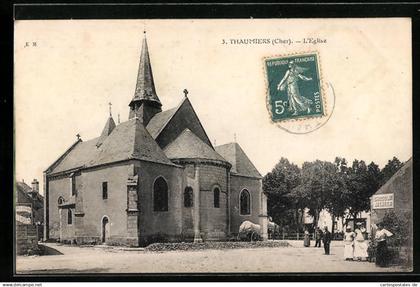 CPA Thaumiers, L`Eglise