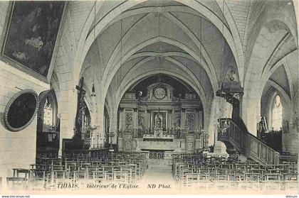 94 - Thiais - intérieur de l'Eglise - CPA - Voir Scans Recto-Verso